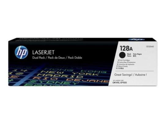 HP 128A Original LaserJet Toner Cartridge (CE320A) Black